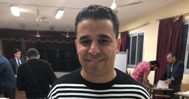 صور .. خالد الغندور يشارك فى استفتاء التعديلات الدستورية