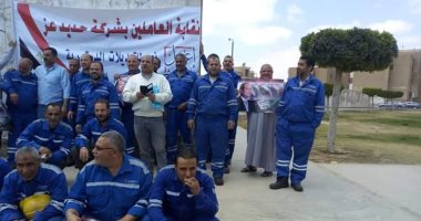 صور .. عمال حديد عز يشاركون فى الاستفتاء على التعديلات الدستورية بالمنوفية 