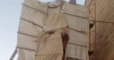 مدير معبد الأقصر: تغطية تمثال رمسيس لإجراء بعض الترميمات 