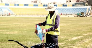 شاهد أعمال تجديد وتطوير استاد الإسماعيلية قبل كأس الأمم الأفريقية