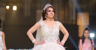 دينا فؤاد تخطف الأنظار بفساتين زفاف لعام 2019 .. صور 
