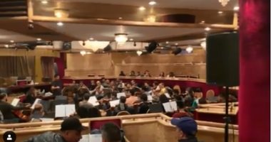 على ألحان حالة خاصة جدا.. بروفة أنغام استعداد لحفلها فى الأوبرا