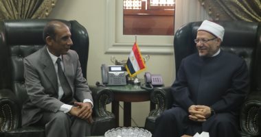 مفتى الجمهورية يستقبل سفير الهند فى القاهرة لبحث أوجه تعزيز التعاون الدينى