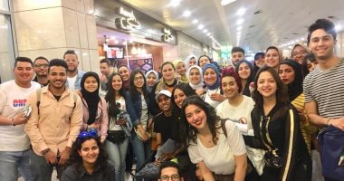 صور.. 35 طالب وطالبة يشاركون فى الملتقى الإعلامى العربى بالكويت
