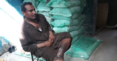 صور.. مأساة " فران " بقنا أصيب بجلطة فى قدمه ويحتاج لعملية بـ60 ألف جنيه