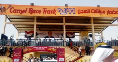 صور.. مئات السائحين يشاركون أبناء القبائل العربية مشاهدة مهرجان الهجن بشرم الشيخ 
