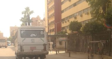 سيارة سرفيس تعمل بلوحة معدنية مزورة فى الجيزة