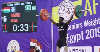 البطل أحمد سعد يكسر رقم إفريقى ويفوز بـ3 ذهبيات فى رفع الأثقال