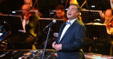إيساف ودوللى شاهين فى حفل محمد عبده بالأوبرا