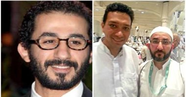 "مصطفى" يقابل شبيه "أحمد حلمى" فى العمرة.. "فولة واتقسمت نصين"