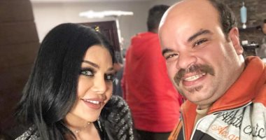 محمد عبد الرحمن مع هيفاء وهبى بكواليس "الواد سيد الشحات"
