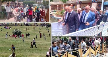 صور.. إقبال كبير على المتنزهات ومرسى الأتوبيس النهرى بماسبيرو احتفالا بشم النسيم.. عروض ترفيهية وفنية بالحدائق وتكثيف أمنى.. انتشار للشرطة النسائية لمنع التحرش.. والمواطنون يفترشون المسطحات الخضراء