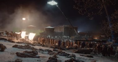 فيديو وصور.. كواليس تصوير الحرب الكبرى فى Game of thrones