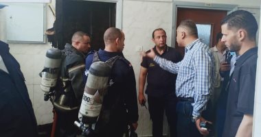 السيطرة على حريق فى كابل كهرباء داخل مستشفى أسيوط الجامعى