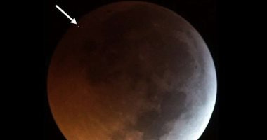  نيزك اصطدم بالقمر خلال الكسوف الكلي سرعته 38000 ميل بالساعة.. اعرف التفاصيل