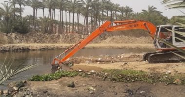 الرى تسيطر على قطع بطول 4 أمتار فى جسر مشترك بين ترعة ومسقة فى دمياط