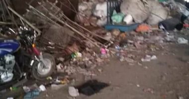 شكوى من تراكم القمامة بمنطقة سيدى جابر فى الإسكندرية