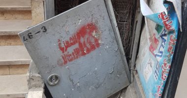 قارئ يشكو تهالك بوكسات التليفونات الأرضى بشارع أبو بكر بأرض اللواء