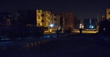 صور..ظلام دامس يسيطر على شارع مدينة زويل بحدائق أكتوبر