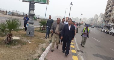 تطوير الميادين العامة بنطاق حى المنتزه لإعادتها إلى رونقها