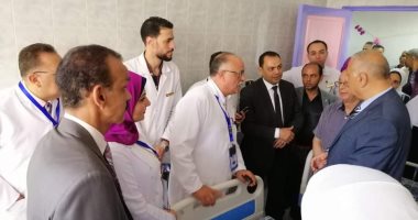 وكيل صحة الإسكندرية يفتتح قسم الأطفال الجديد بمستشفى أبى قير العام 