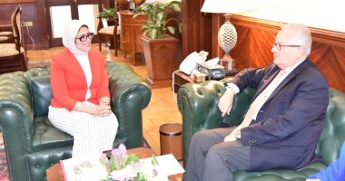 وزيرة الصحة تستقبل السفير الإيطالى لتعزيز سبل التعاون بين البلدين فى المجال الصحى