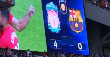 فيديو.. ليفربول يسحق برشلونة برباعية فى أخر مواجهة قبل ضم صلاح