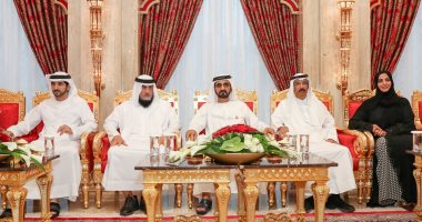 مائدة إفطار كبرى لمهنئى محمد بن راشد بشهر رمضان بحضور حاكم دبى