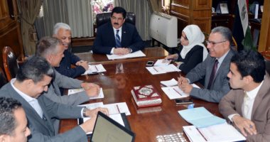 محافظ القليوبية يعقد اجتماعا لمتابعة المشروعات الجارى تنفيذها من قبل الوكالة الألمانية
