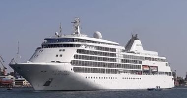وصول السفينة silver shadow إلى ميناء بورسعيد السياحى