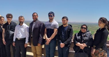 صور.. وفد طلاب جامعة داغستان الروسية فى زيارة لدير السيدة العذراء بأسيوط