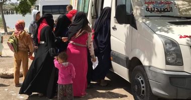 الكشف المجانى على 1184 مريض بقرية باب العبيد غرب الإسكندرية