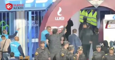 سوبر كورة.. آخرة تربية التوأم "!!".. شاهد بصق حسام حسن لمجلس الأهلى بعد حرب الزجاجات