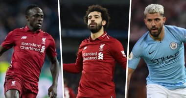 ماذا يحدث لو تساوى صلاح مع أجويرو ومانى وأوباميانج فى سباق هداف الدورى؟