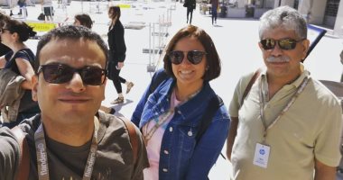 صور.. بشرى وأمير رمسيس وانتشال التميمى فى مهرجان "كان" السينمائى