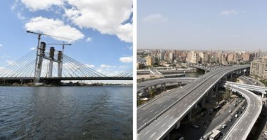  إنجاز جديد للمصريين.. ترشيح محور روض الفرج لدخول موسوعة جينيس.. يضم أطول وأعرض كوبرى مُلجم فى العالم بطول 540 متر وعرض 66.8 متر.. والتنفيذ تم فى وقت قياسى.. والرئيس السيسى يفتتحه رسميًا خلال ساعات