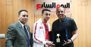 "اليوم السابع" تكرم البطل المصرى رامى شحاتة منقذ 51 طفلا إيطاليا من القتل