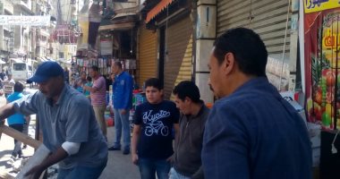 سكرتير مساعد الإسكندرية يقود حملة مكبرة لإزالة إشغالات الطريق شرقا