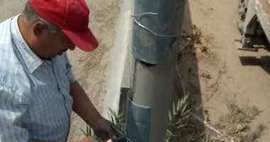 استجابة لـ"اليوم السابع".. تغطية الأسلاك المكشوفة بطريق "المحلة - المنصورة"