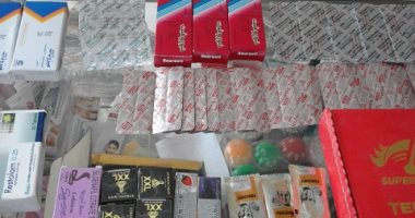 تشميع صيدليتين والتحفظ على 1583 عبوة دوائية مجهولة بالشرقية