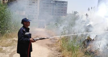 صور..ارتفاع حالات الاختناق فى حريق المخلفات الزراعية بكفر الدوار إلى 29 شخص