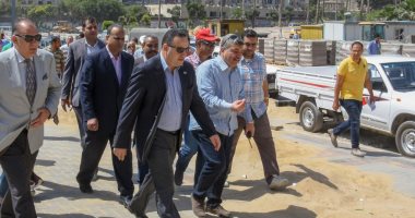 صور.. محافظ الإسكندرية يتفقد أعمال تطوير الاستاد قبل بطولة الأمم الإفريقية