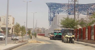 فتح شارع صالة البولينج واستمرار تطوير مدينة نصر استعدادًا لبطولة أفريقيا