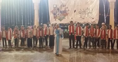 كورال أطفال ثقافة المنيا يتألق بليالى رمضان الفنية والثقافية.. صور