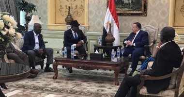 صور.. وكيل أول مجلس النواب يودع رئيس برلمان غانا والوفد المرافق بمطار القاهرة