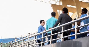 جهاد عامر تتفقد استاد الدفاع الجوى لوضع التوزيع المبدئى للمتطوعين