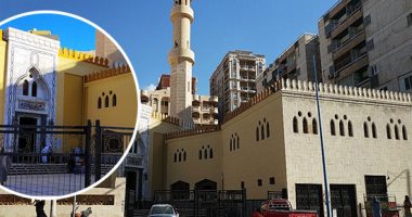 صور.. مسجد "الملك" قبلة الأهالى لأداء صلاة التراويح بمطروح.. افتتحه الملك فاروق عام 1945 .. وظل لسنوات طويلة المسجد الرسمى للمحافظة قبل افتتاح مسجد  "التنعيم " 2011  م 