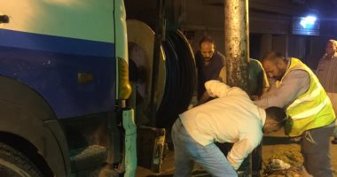 الجيزه لمياه الشرب تستجيب لشكوى وتحل مشكلة الصرف بشارع الحصن منطقة العمرانية
