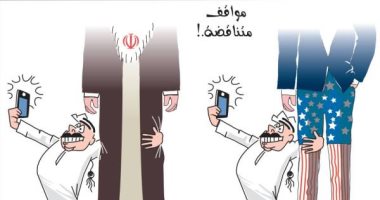 كاريكاتير.. تنظيم الحمدين بيشجع الكسبان فى أزمة أمريكا وإيران
