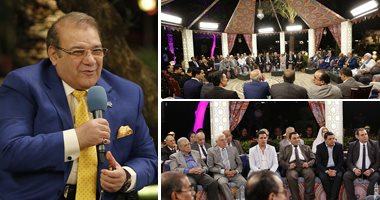 حسن راتب بـ"صالون المحور" فى أمسية رمضانية: الصوم عبادة فوق العادة لأنه غذاء للروح.. والأعمال ليست بكثرتها ولكن بكيفيتها وإخلاصها.. والدكتور على جمعة: مصدرا علماء المسلمين فى معرفتهم هما الكون والقرآن 